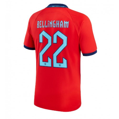 Fotballdrakt Herre England Jude Bellingham #22 Bortedrakt VM 2022 Kortermet
